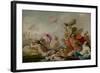 Marine Gods Paying Homage to Love, c.1636-8-Eustache Le Sueur-Framed Giclee Print