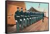 Marine Guard on Naval Warship-null-Framed Stretched Canvas