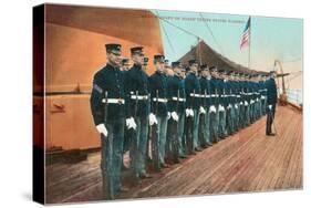 Marine Guard on Naval Warship-null-Stretched Canvas