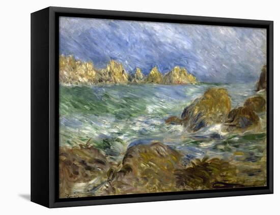 Marine: Guernesey-Pierre-Auguste Renoir-Framed Stretched Canvas