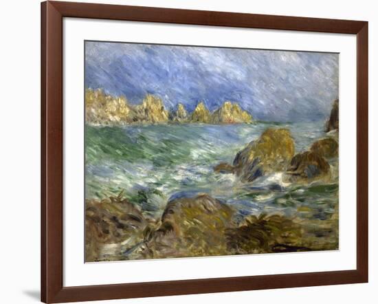 Marine: Guernesey-Pierre-Auguste Renoir-Framed Giclee Print