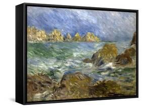 Marine: Guernesey-Pierre-Auguste Renoir-Framed Stretched Canvas