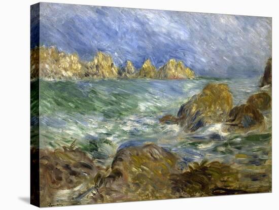 Marine: Guernesey-Pierre-Auguste Renoir-Stretched Canvas