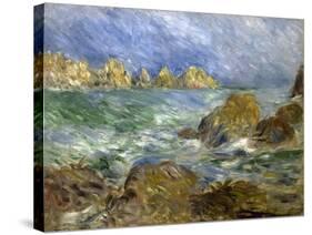 Marine: Guernesey-Pierre-Auguste Renoir-Stretched Canvas