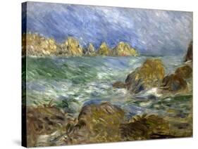 Marine: Guernesey-Pierre-Auguste Renoir-Stretched Canvas