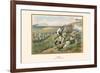 Marine Landing Party Skirmishes on the Beach-G. Arnold-Framed Premium Giclee Print