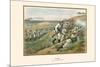 Marine Landing Party Skirmishes on the Beach-G. Arnold-Mounted Premium Giclee Print