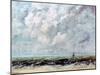 Marine Landscape, C1840-1877-Gustave Courbet-Mounted Giclee Print