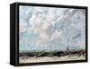 Marine Landscape, C1840-1877-Gustave Courbet-Framed Stretched Canvas