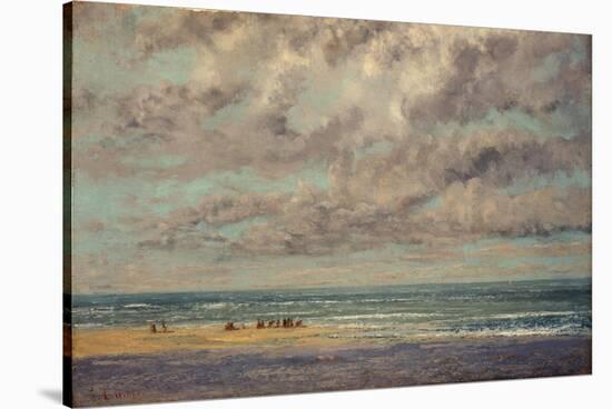 Marine - Les Equilleurs-Gustave Courbet-Stretched Canvas