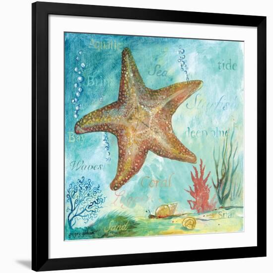 Marine Life Motif II-Gregory Gorham-Framed Art Print