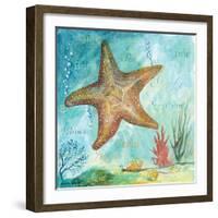 Marine Life Motif II-Gregory Gorham-Framed Art Print