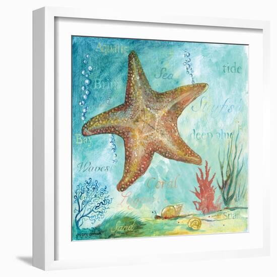 Marine Life Motif II-Gregory Gorham-Framed Art Print