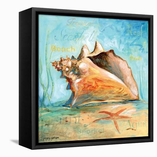 Marine Life Motif III-Gregory Gorham-Framed Stretched Canvas