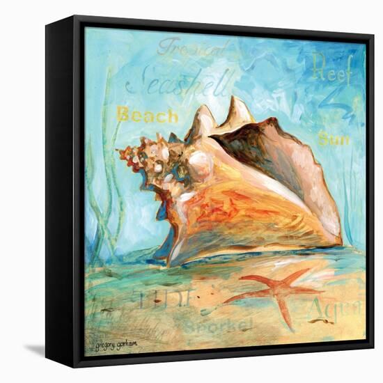 Marine Life Motif III-Gregory Gorham-Framed Stretched Canvas