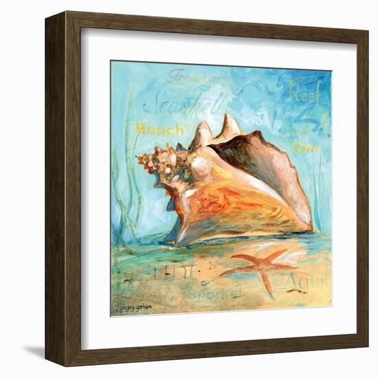 Marine Life Motif III-Gregory Gorham-Framed Art Print