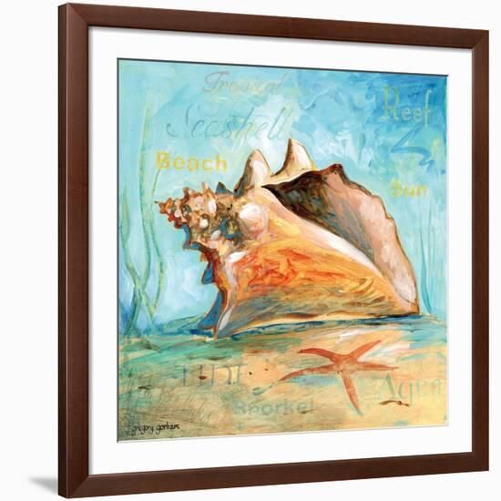 Marine Life Motif III-Gregory Gorham-Framed Art Print