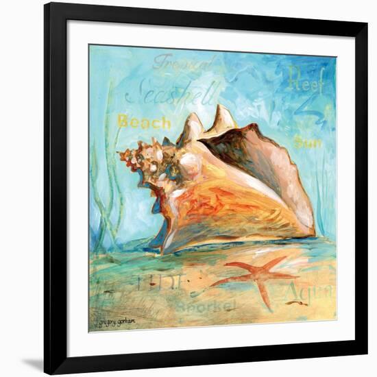 Marine Life Motif III-Gregory Gorham-Framed Art Print