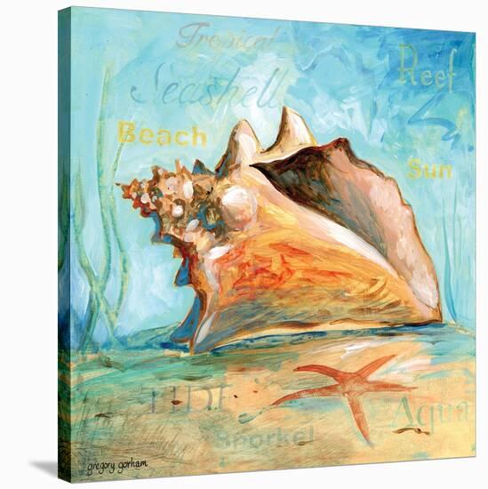 Marine Life Motif III-Gregory Gorham-Stretched Canvas