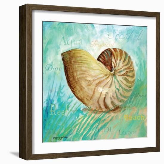 Marine Life Motif IV-Gregory Gorham-Framed Art Print