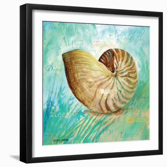 Marine Life Motif IV-Gregory Gorham-Framed Art Print