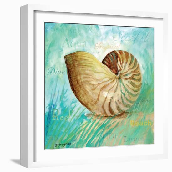 Marine Life Motif IV-Gregory Gorham-Framed Art Print