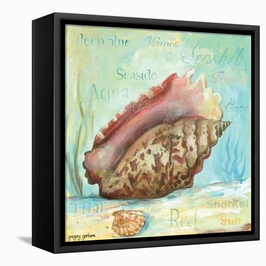 Marine Life Motif V-Gregory Gorham-Framed Stretched Canvas