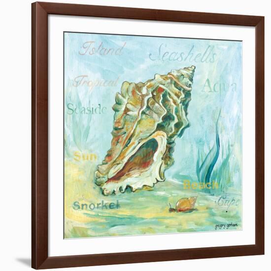 Marine Life Motif VI-Gregory Gorham-Framed Art Print