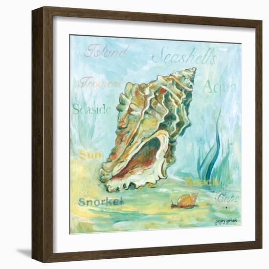 Marine Life Motif VI-Gregory Gorham-Framed Art Print