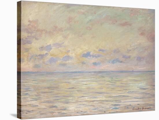 Marine near Etretat, 1882 (Oil on Canvas)-Claude Monet-Stretched Canvas