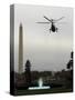 Marine One, with President Barack Obama Aboard, Leaves the White House in Washington-null-Stretched Canvas