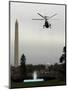 Marine One, with President Barack Obama Aboard, Leaves the White House in Washington-null-Mounted Photographic Print