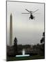 Marine One, with President Barack Obama Aboard, Leaves the White House in Washington-null-Mounted Photographic Print