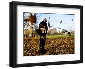 Marine One with President Bush-null-Framed Photographic Print