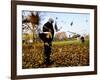 Marine One with President Bush-null-Framed Photographic Print