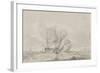 Marine par gros temps-null-Framed Giclee Print