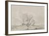 Marine par gros temps-null-Framed Giclee Print