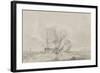 Marine par gros temps-null-Framed Giclee Print