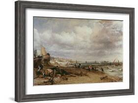 Marine Parade and Old Chain Pier, 1827-John Constable-Framed Giclee Print