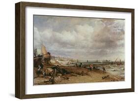 Marine Parade and Old Chain Pier, 1827-John Constable-Framed Giclee Print