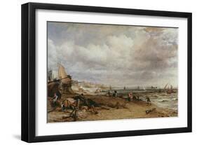 Marine Parade and Old Chain Pier, 1827-John Constable-Framed Giclee Print