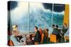 Marine Room, La Jolla, California-null-Stretched Canvas