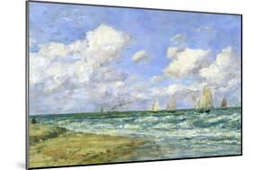 Marine Scene, 1894-Eug?ne Boudin-Mounted Giclee Print