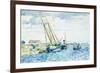 Marine Scene (Boats near Venice), 1903-Henri-Edmond Cross-Framed Giclee Print