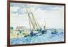 Marine Scene (Boats near Venice), 1903-Henri-Edmond Cross-Framed Giclee Print
