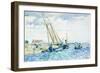 Marine Scene (Boats near Venice), 1903-Henri-Edmond Cross-Framed Giclee Print