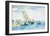 Marine Scene (Boats near Venice), 1903-Henri-Edmond Cross-Framed Giclee Print