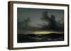 Marine Solitude, 1852-Anton Melbye-Framed Giclee Print