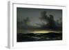 Marine Solitude, 1852-Anton Melbye-Framed Giclee Print