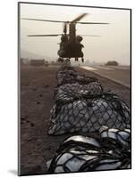 Marine Specialists Attach Sling Loads to the Body of an Army CH-47 Chinook Cargo Helicopter-Stocktrek Images-Mounted Photographic Print